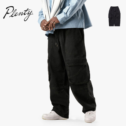 Noforty Project Baggy Cargo Long Pants Hamford Black