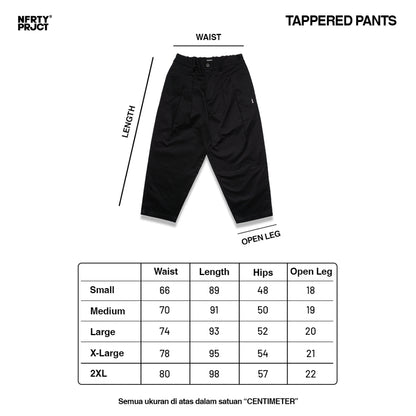 NOFORTY TAPPERED LONG PANTS CREAM