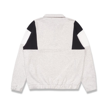 Noforty Half Zip Sweater Jacob Misty Grey