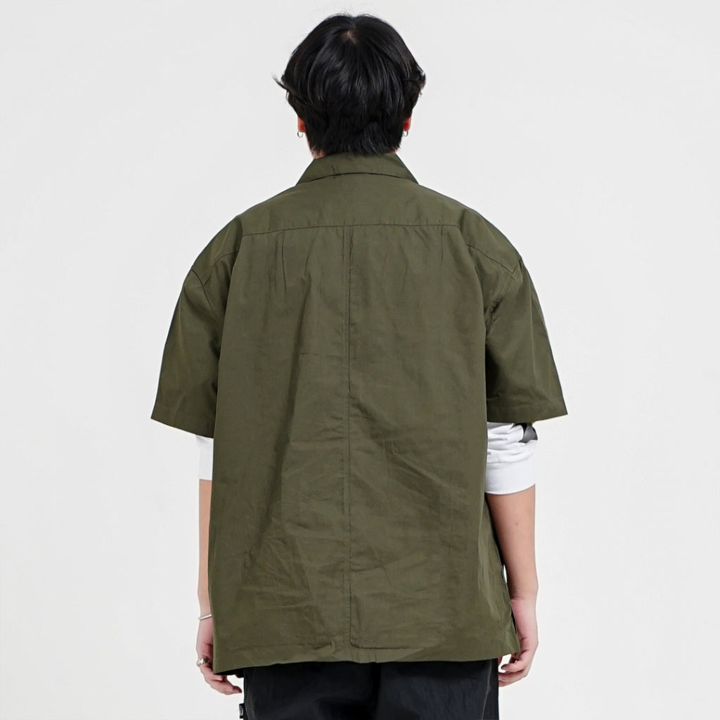 Noforty Project Oversize Short Sleeve Shirt Fame Olive