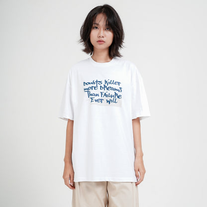 Noforty Oversize Tshirt White Doubt