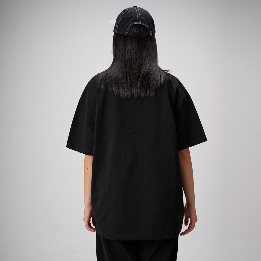 Noforty Oversize Tshirt Black Arial