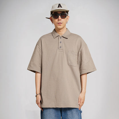 Noforty Project - Avone Oversize Polo Shirt Olive