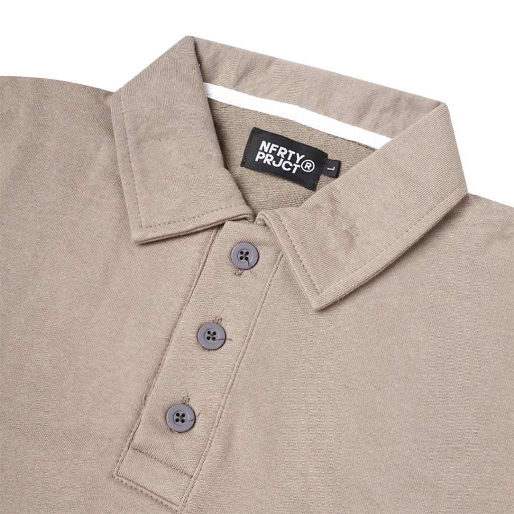 Noforty Project - Avone Oversize Polo Shirt Olive