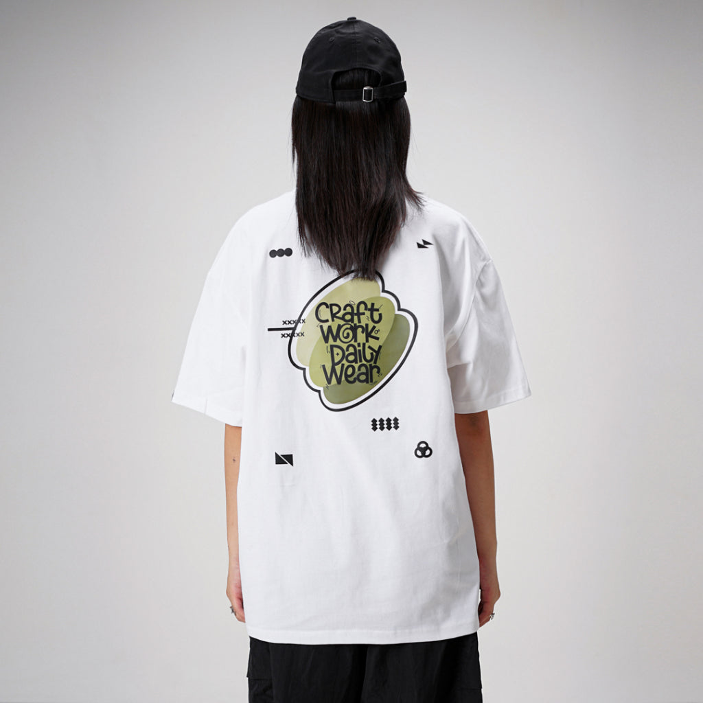 Noforty Oversize Tshirt White Trivale