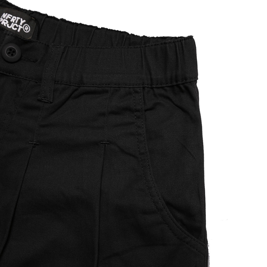 NOFORTY PROJECT - KOZE SHORT CHINO PANTS BLACK