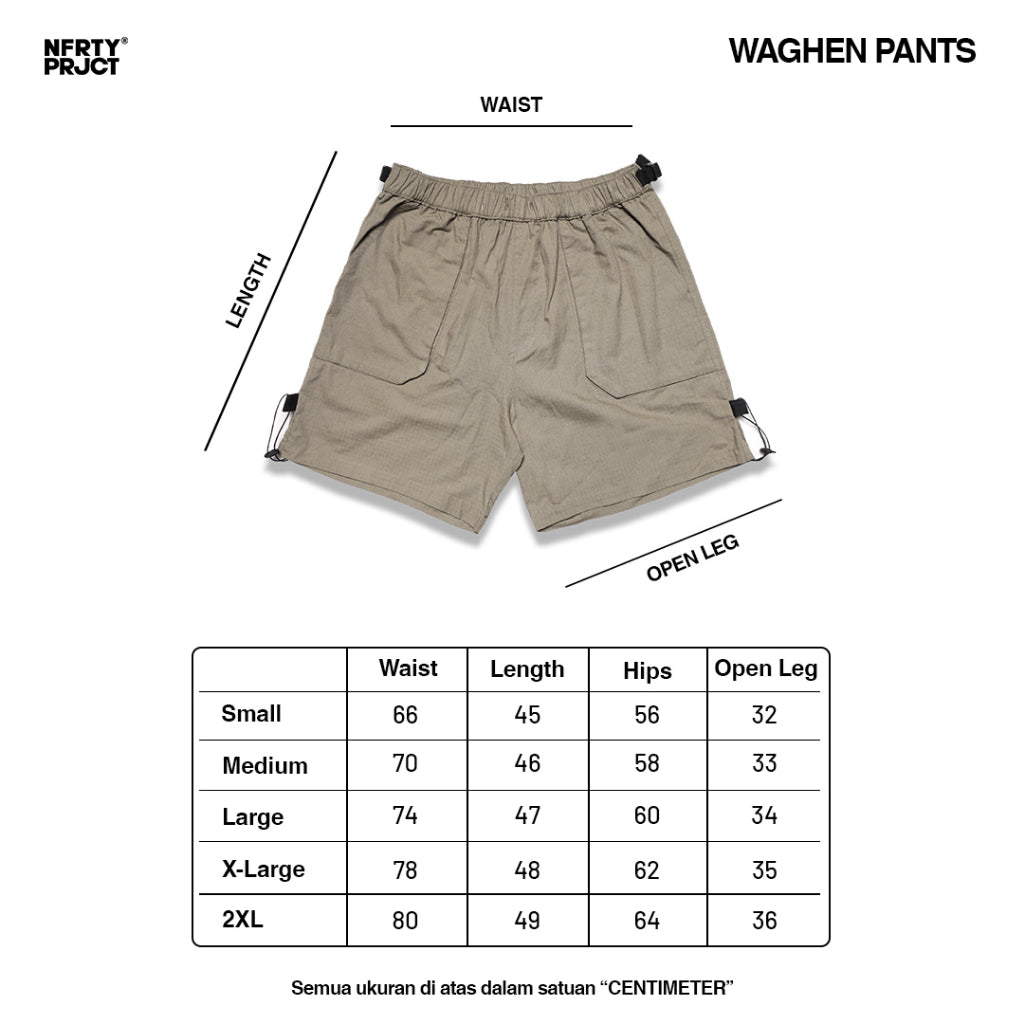 NOFORTY WAGHEN SHORT PANTS BLACK