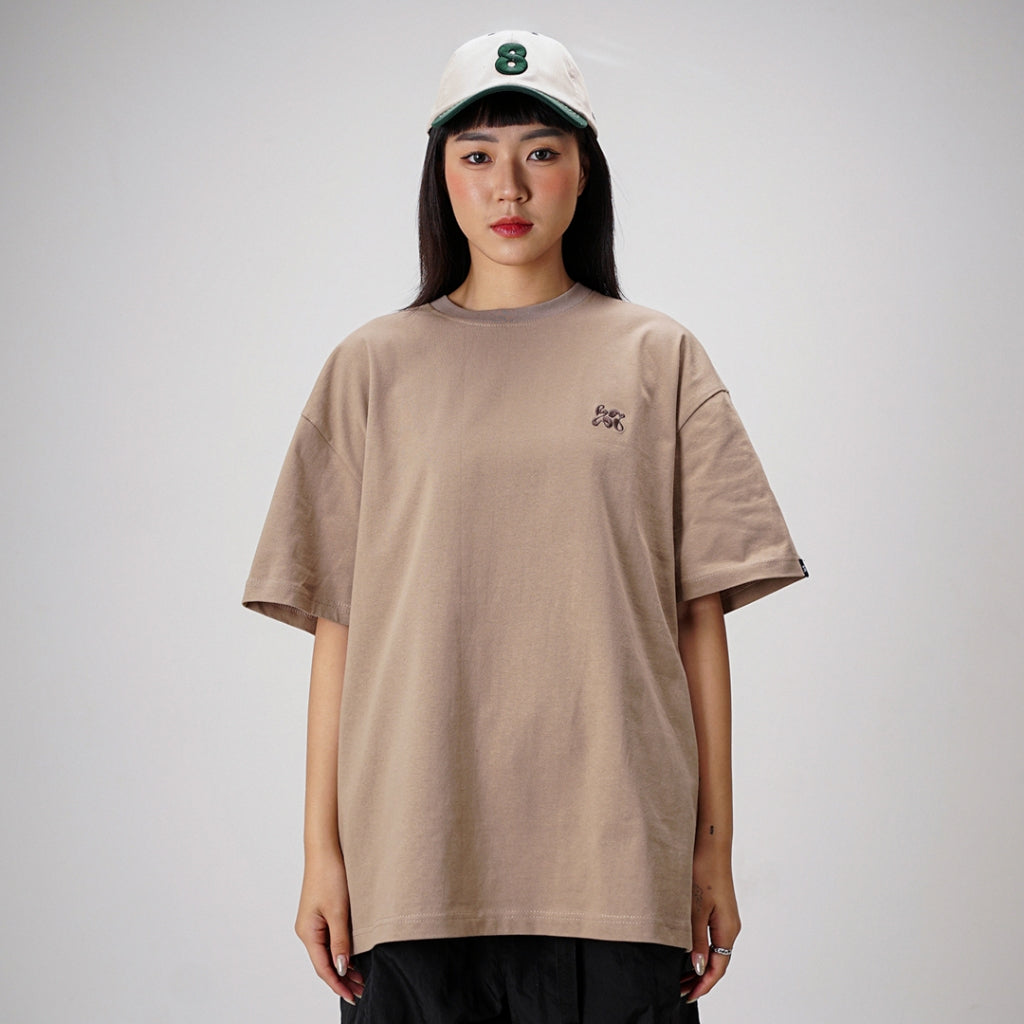 Noforty Oversize Tshirt Brown Trivale