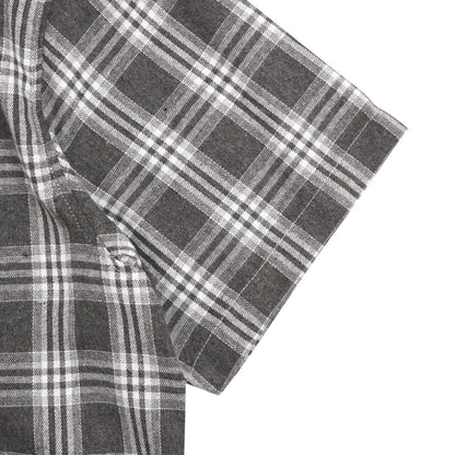 Noforty Project Boxy Oversize Short Shirt Flanel Toffin