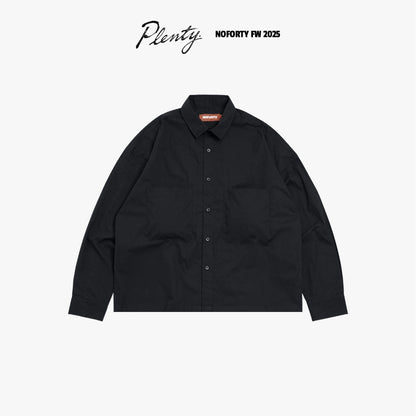 Noforty Project Oversize Boxy Long Shirt Lauren