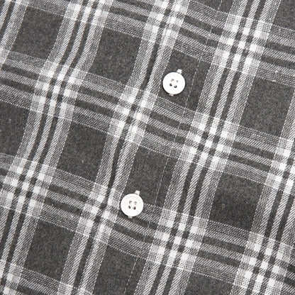 Noforty Project Boxy Oversize Short Shirt Flanel Toffin