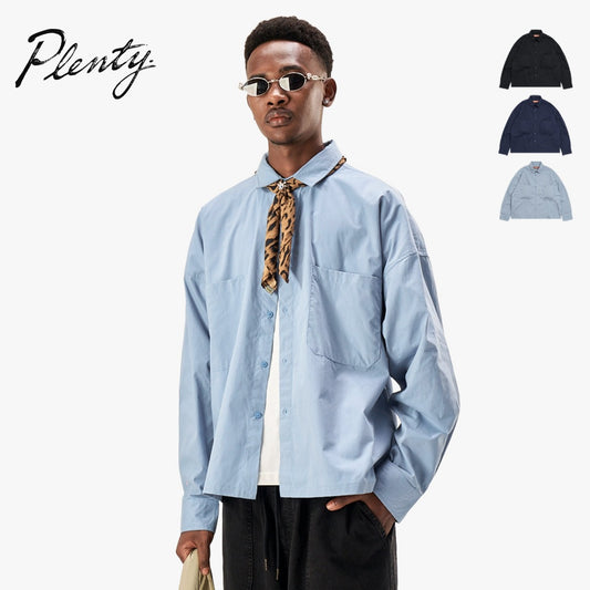 Noforty Project Oversize Boxy Long Shirt Lauren