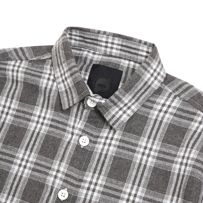 Noforty Project Boxy Oversize Short Shirt Flanel Toffin