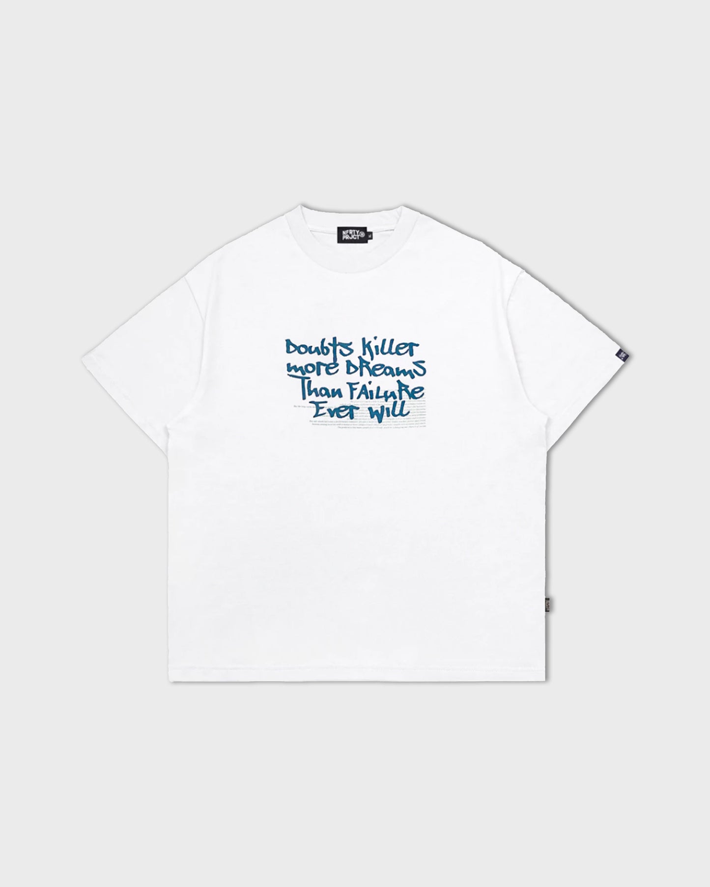 Noforty Oversize Tshirt White Doubt