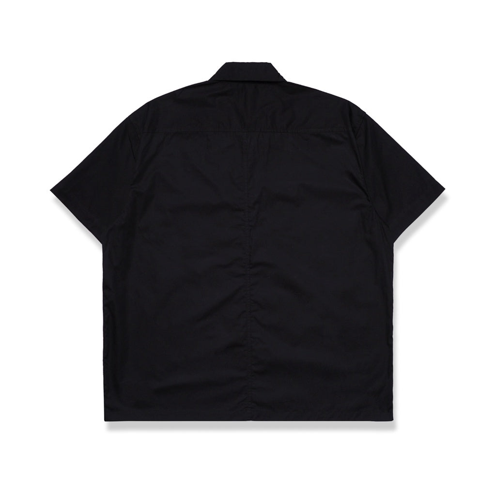 Noforty Kemeja Oversize Half button Verm Black