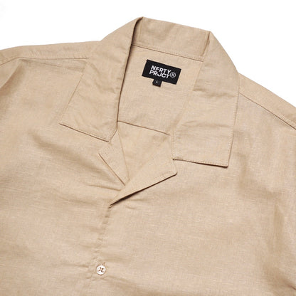 Noforty Kemeja Bowling Oversize Hila Khaki