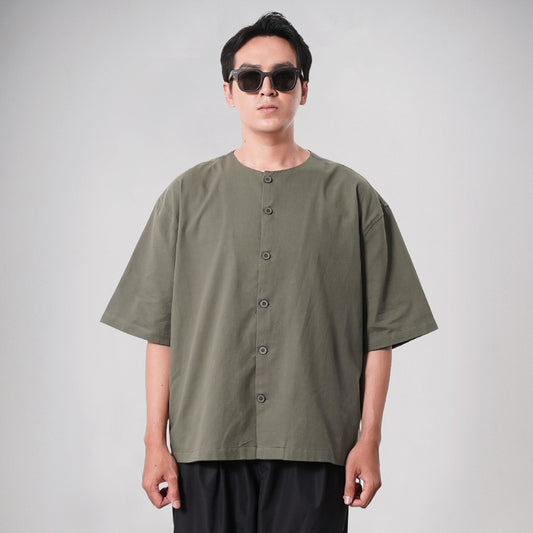 Noforty Project Oversize Koko Short Sleeve Ramsey Olive