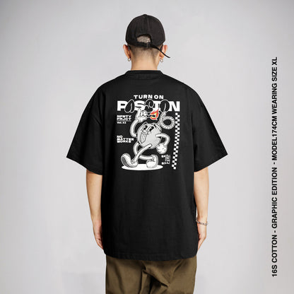 Noforty Oversize Tshirt Passion Black