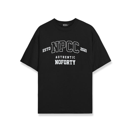 Noforty Project Oversize Tshirt College Black