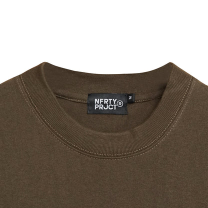 Noforty Project Oversize Tshirt College Brown
