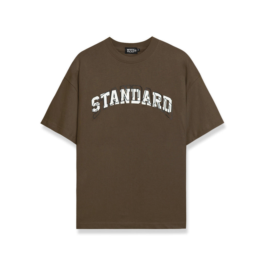 Noforty Project Oversize Tshirt Standard Brown