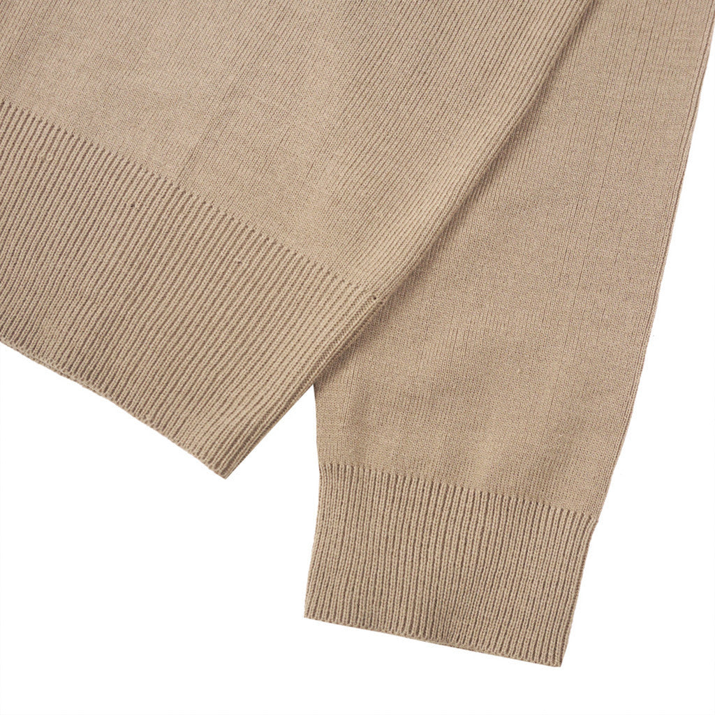 KORRY LOOSE KNIT CARDIGAN KHAKI