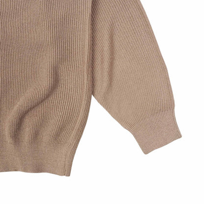 Noforty Project Loose Knit Sweater Katou Brown