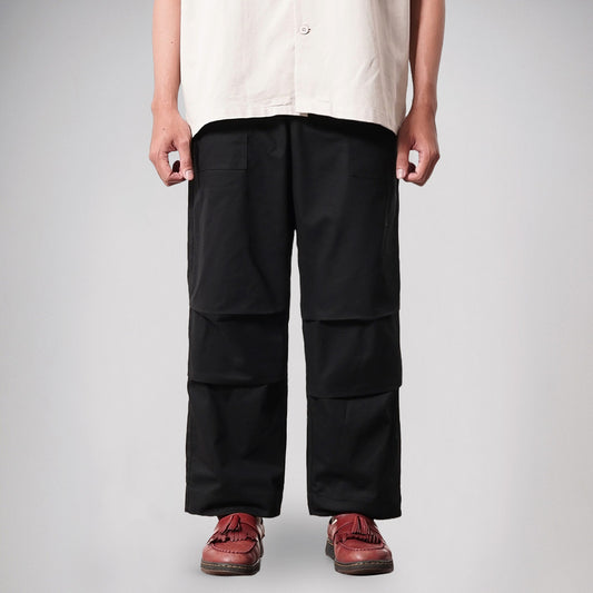 Noforty Project Oversize Long Baggy Pants Navara Black