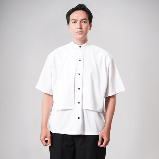 Noforty Project Oversize Koko Short Sleeve Valley White