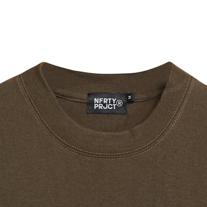 Noforty Project Oversize Tshirt Standard Brown