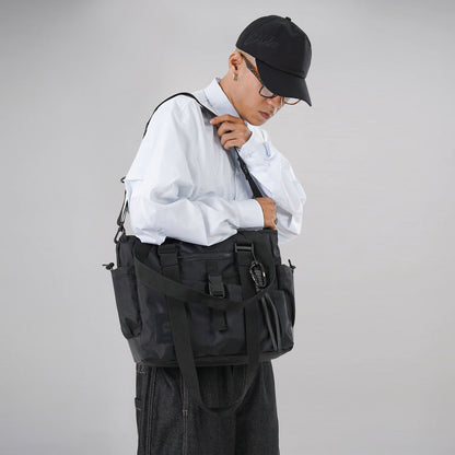Noforty Project Tote Messenger Bag Pogo Black
