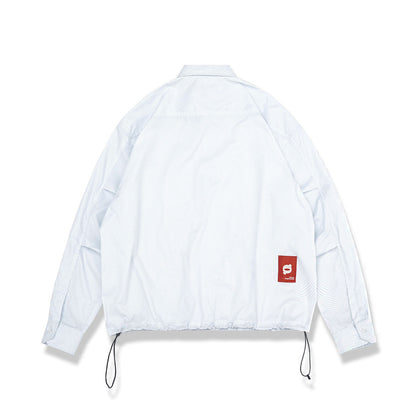 Noforty Project Oversize Boxy Long Shirt Eiji White