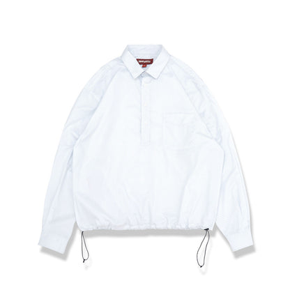 Noforty Project Oversize Boxy Long Shirt Eiji White