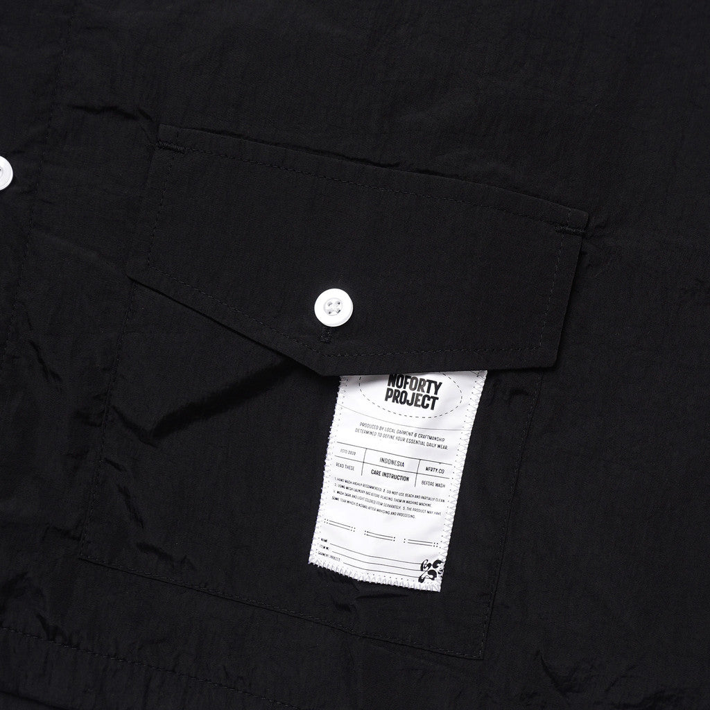 Noforty Project Oversize Short Shirt Ginza Black