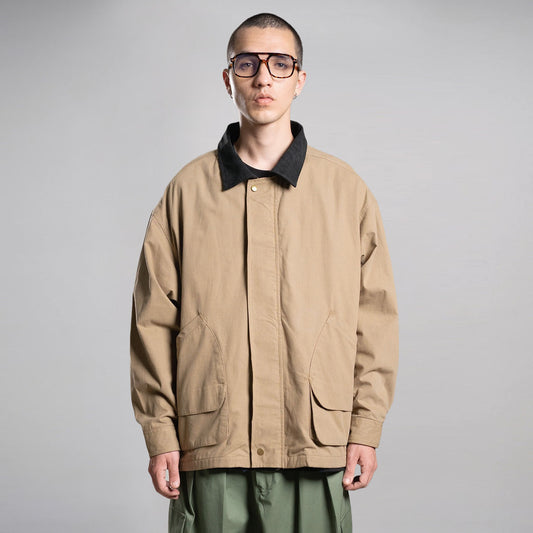 Noforty Project Oversize Work Jacket Enigma Brown