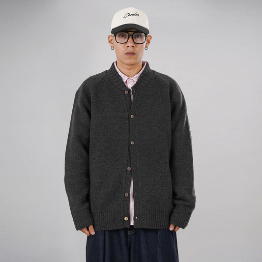 Noforty Project Oversize Knittwear Jacket Raijin Grey