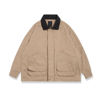 Noforty Project Oversize Work Jacket Enigma Brown