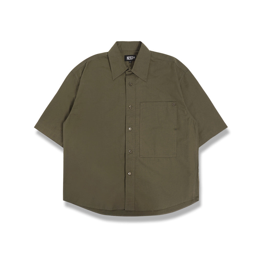 Noforty Project Oversize Short Shirt Kaza Army