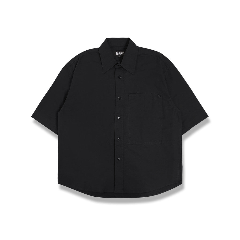 Noforty Project Oversize Short Shirt Kaza Black