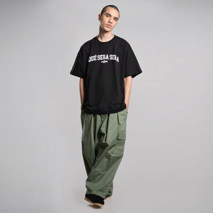 Noforty Project Oversize Tshirt Que Sera Black