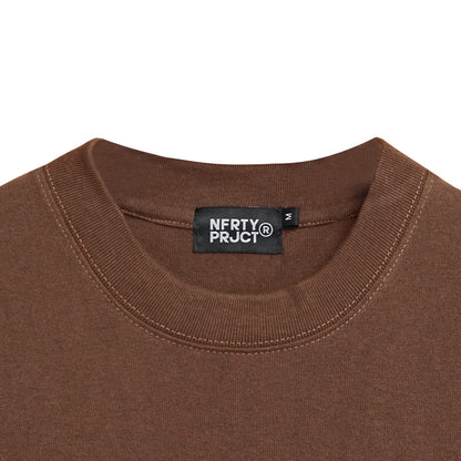 Noforty Project Oversize Tshirt Brooks Brown