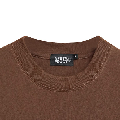 Noforty Project Oversize Tshirt Swill Brown