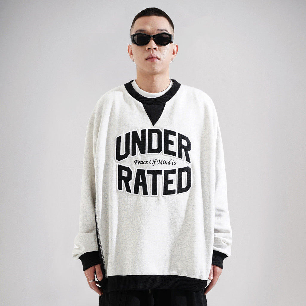 Noforty Project Oversize Sweater Crewneck Underrated Misty