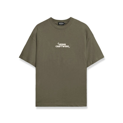 Noforty Project Oversize Tshirt Human Green