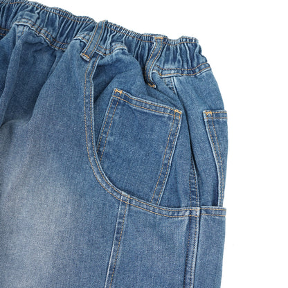 Noforty Project Baloon Denim Pants Saigon Medium Blue