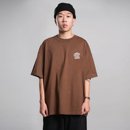 Noforty Project Oversize Tshirt Brooks Brown
