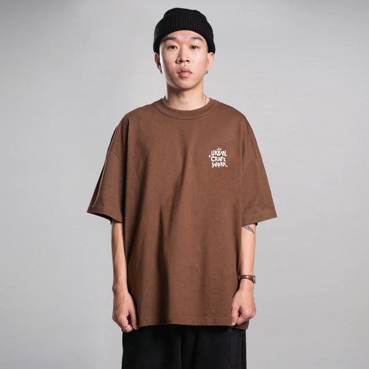 Noforty Project Oversize Tshirt Brooks Brown