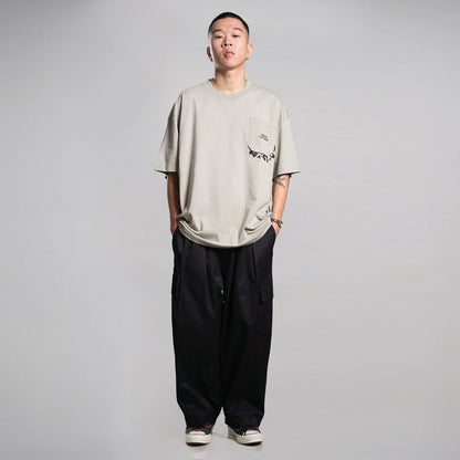 Noforty Project Oversize Tshirt Pards Light Grey