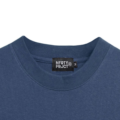 Noforty Project Oversize Tshirt Human Blue