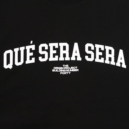 Noforty Project Oversize Tshirt Que Sera Black